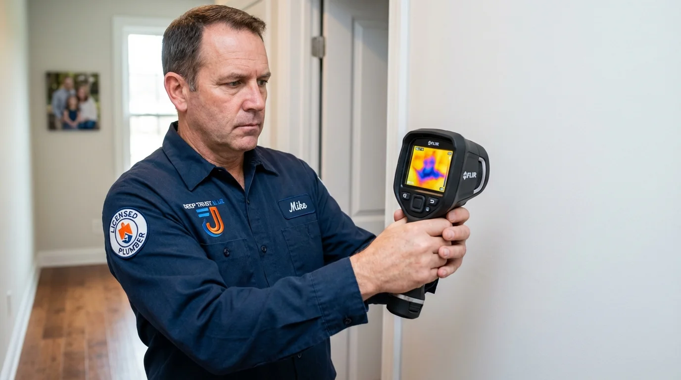 Thermal imaging leak detection by Johns Plumbing LLC in Chicago Ridge